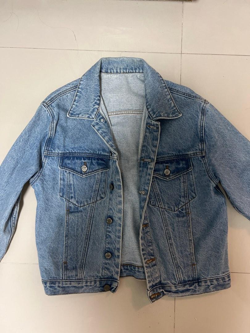 Authentic Brandy Melville Denim Jacket Women s Fashion Coats
