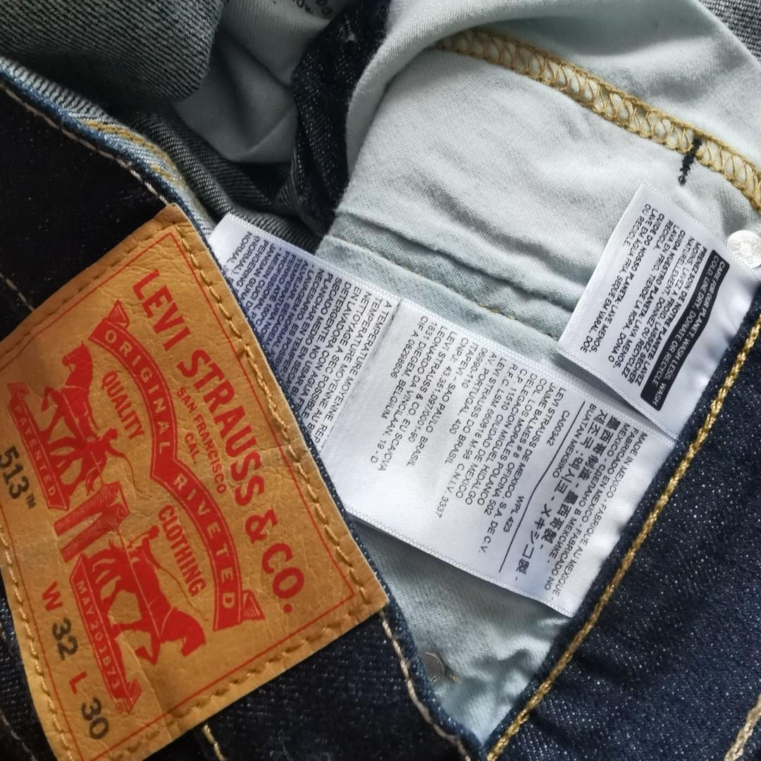 Authentic Levis 513 Mens Jeans, Men's Fashion, Bottoms, Jeans on Carousell