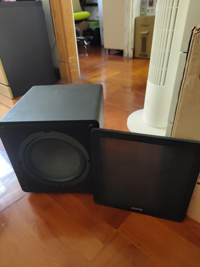 AUVIO 8吋 subwoofer, 音響器材, Soundbar、揚聲器、藍牙喇叭、耳擴 Carousell