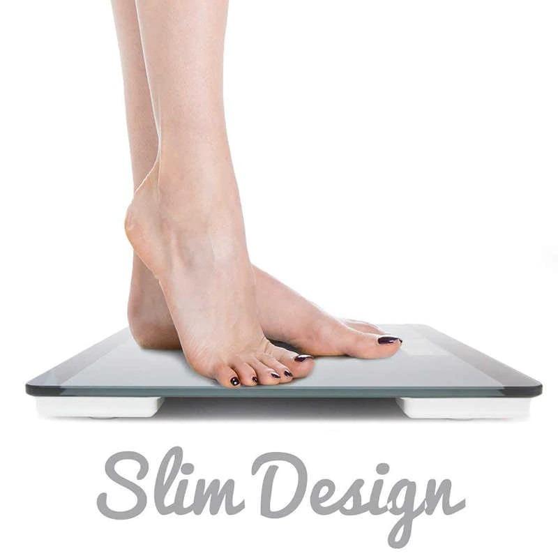 Bathroom Personal Scales Scale Electronic Digital Weight Glass LED up