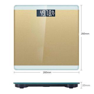 Bathroom Personal Scales Scale Electronic Digital Weight Glass LED up to 180kg