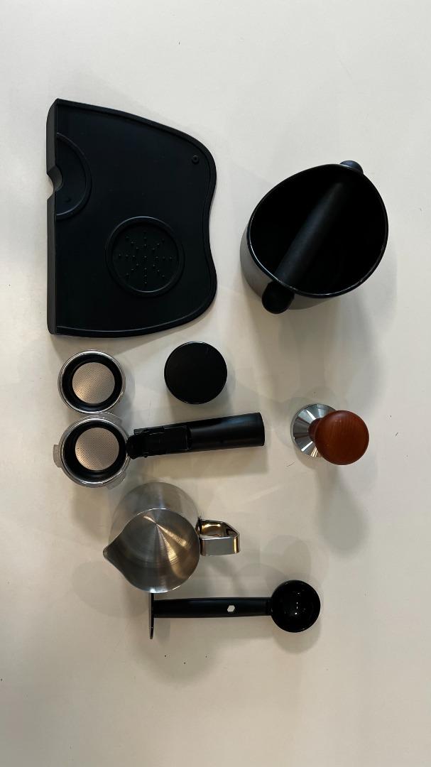 Baumann 2in1 Espresso & Drip Coffee Machine with Milk Frother, TV