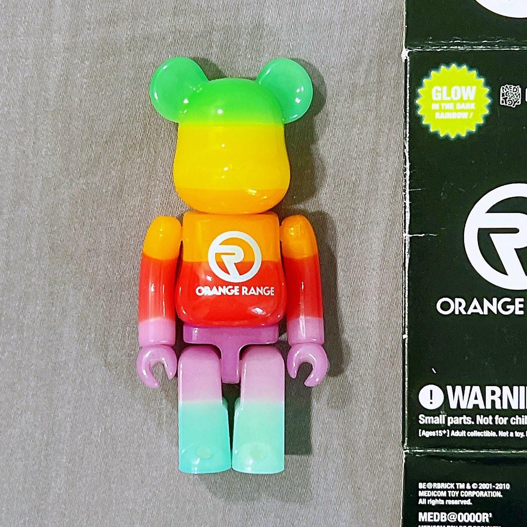 ORANGERANGE BE@RBRICK ベアブリック 蓄光 レインボー MEDICOM TOY