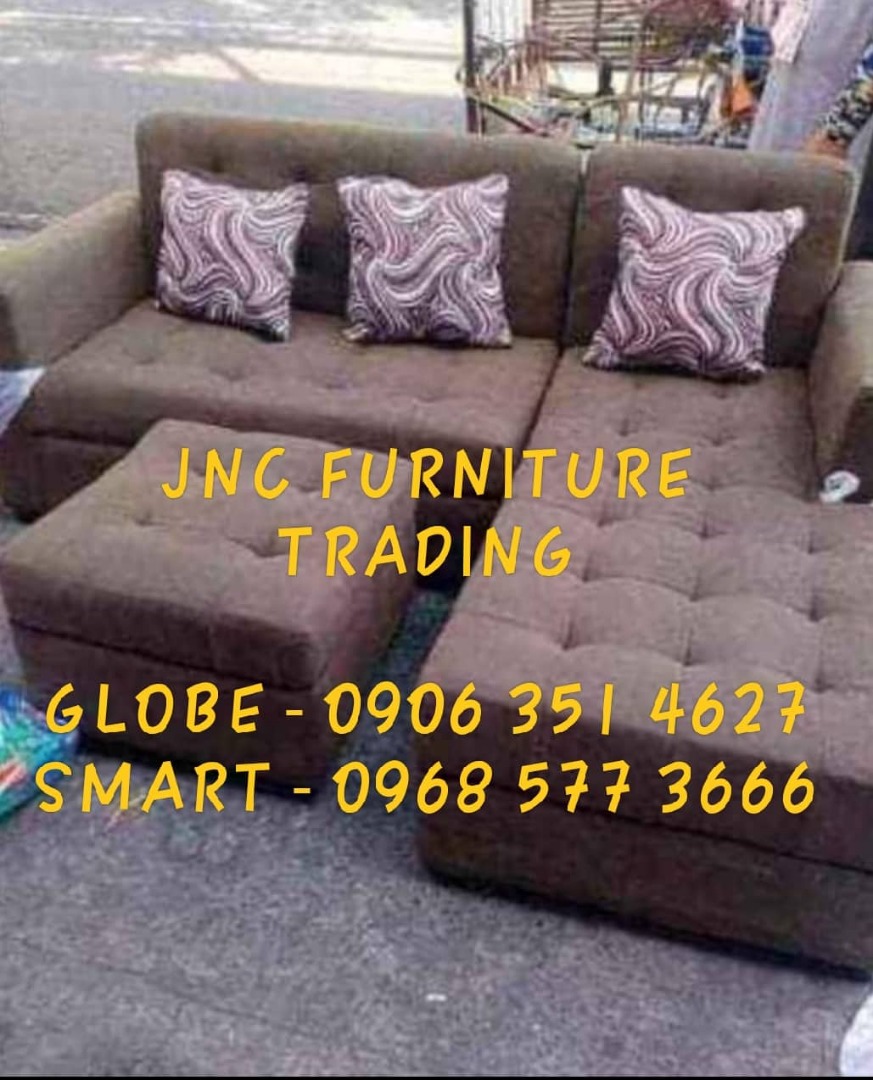 beds double deck L SHAPE SOFA SET stock 552, Furniture & Home Living