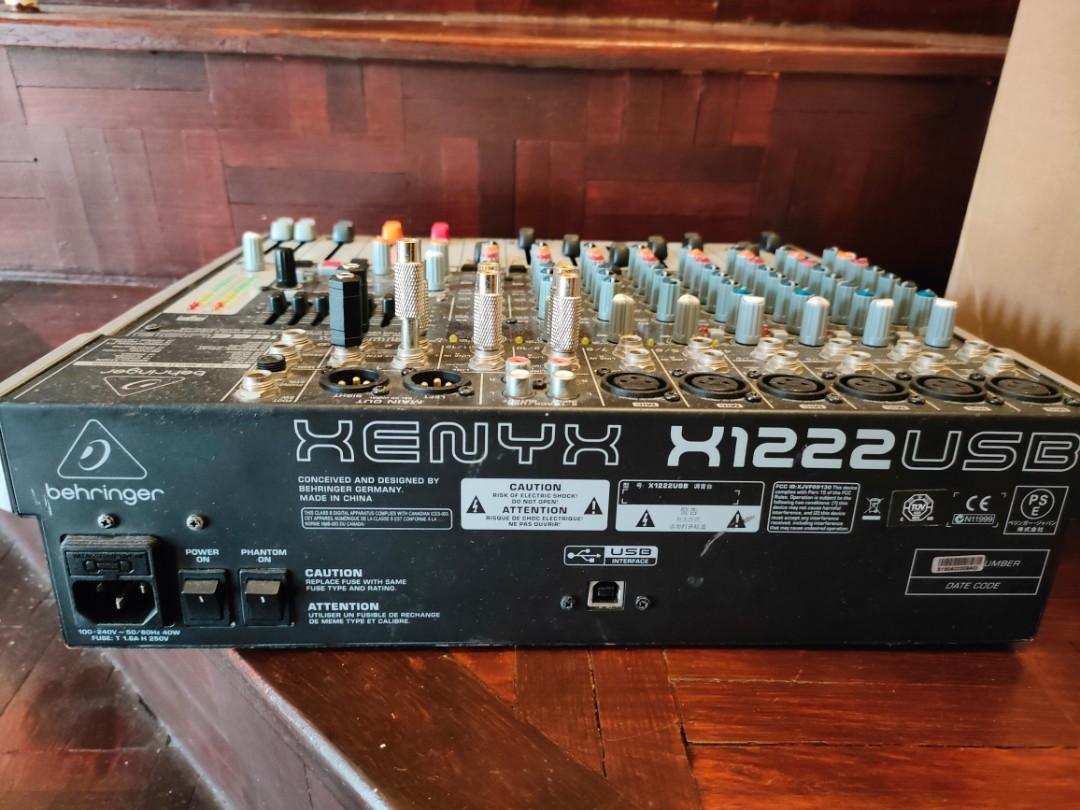 Behringer Xenyx X1222 USB Mixer, Audio, Other Audio Equipment on Carousell