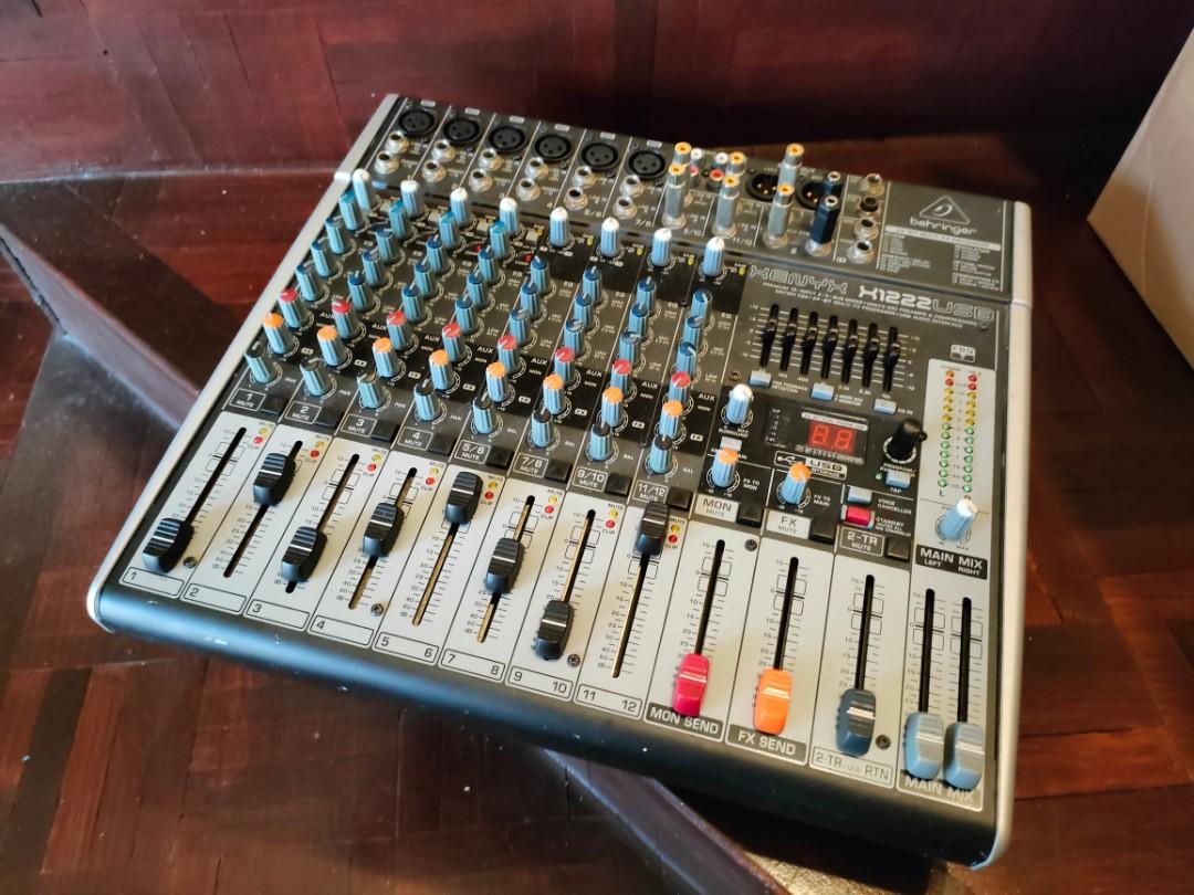Behringer Xenyx X1222 USB Mixer, Audio, Other Audio Equipment on Carousell