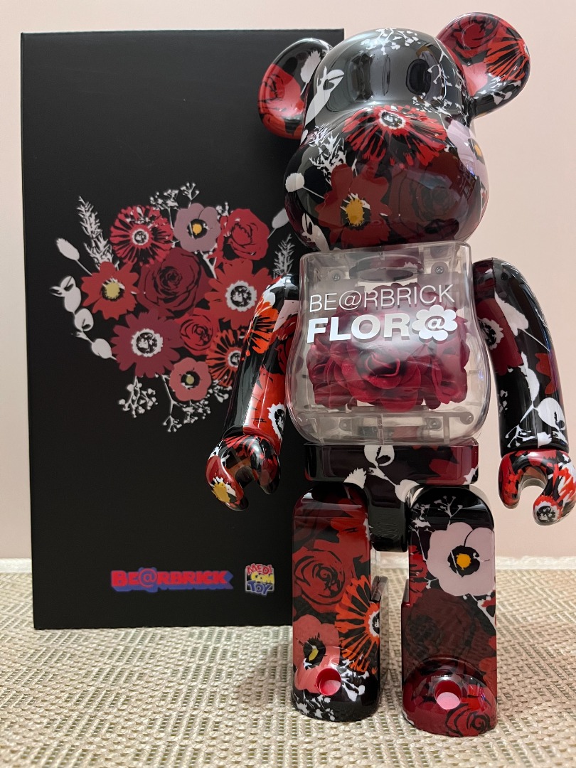 BE@RBRICK FLOR@ 400％ with box, 興趣及遊戲, 玩具& 遊戲類