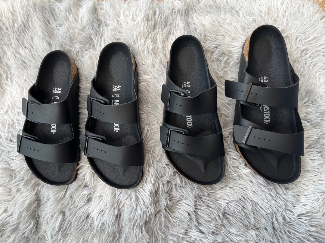 Birkenstock Arizona BS Triple Black, Women's Fashion, Footwear, Slippers  and slides on Carousell