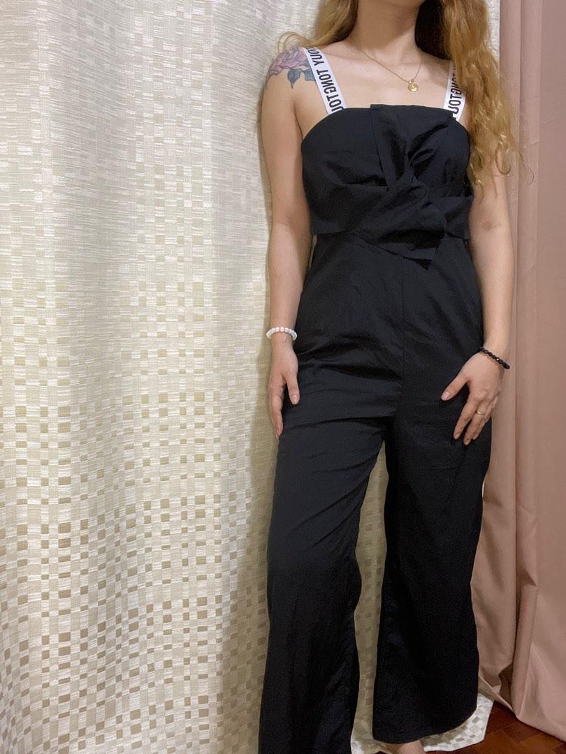 Black Jumpsuit (Category: Jumpsuits) located in San Mateo. Submitted by farfetchedclothes (Listing ID 1183033755, Image 1). Description: PLEASE READ CAREFULLY! • Actual colors may vary slightly due to lighting sources or your screen settings. • All items are 𝗣𝗥𝗘𝗟𝗢𝗩𝗘𝗗 unless stated as brandnew; minimal flaws may be present but will not warrant dissatisfaction. • Kindly manage your expectations • I will only reserve items once paid, FIRST T