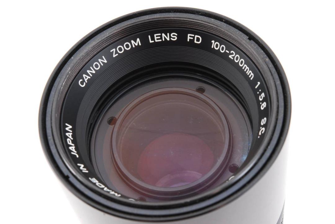 canon キヤノン ZOOM FD 100-200mm f5.6 S.C - レンズ(ズーム)カメラ