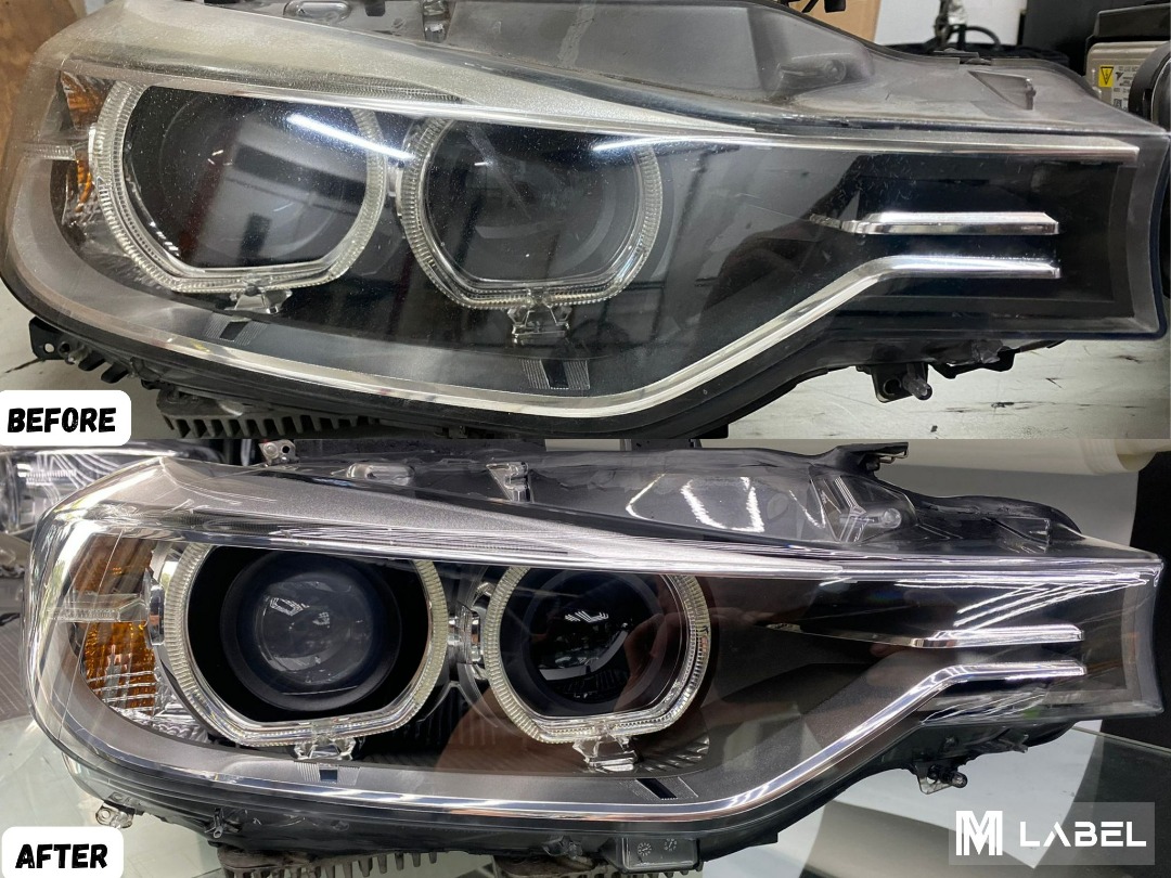 BMW F30 Headlight New Lens Cover, Car Accessories, Car