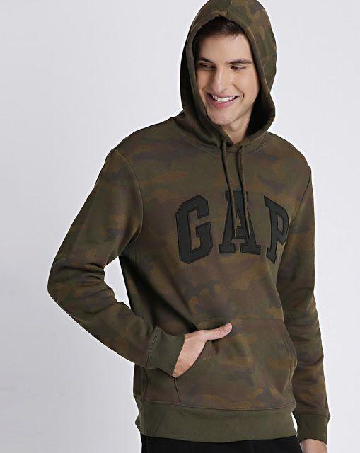 BN Gap Camo Pullover Hoodie Men s Fashion Coats Jackets and