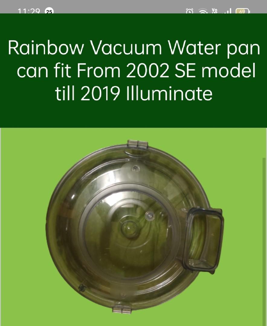 BN Rainbow vacuum water pan, Furniture & Home Living, Cleaning