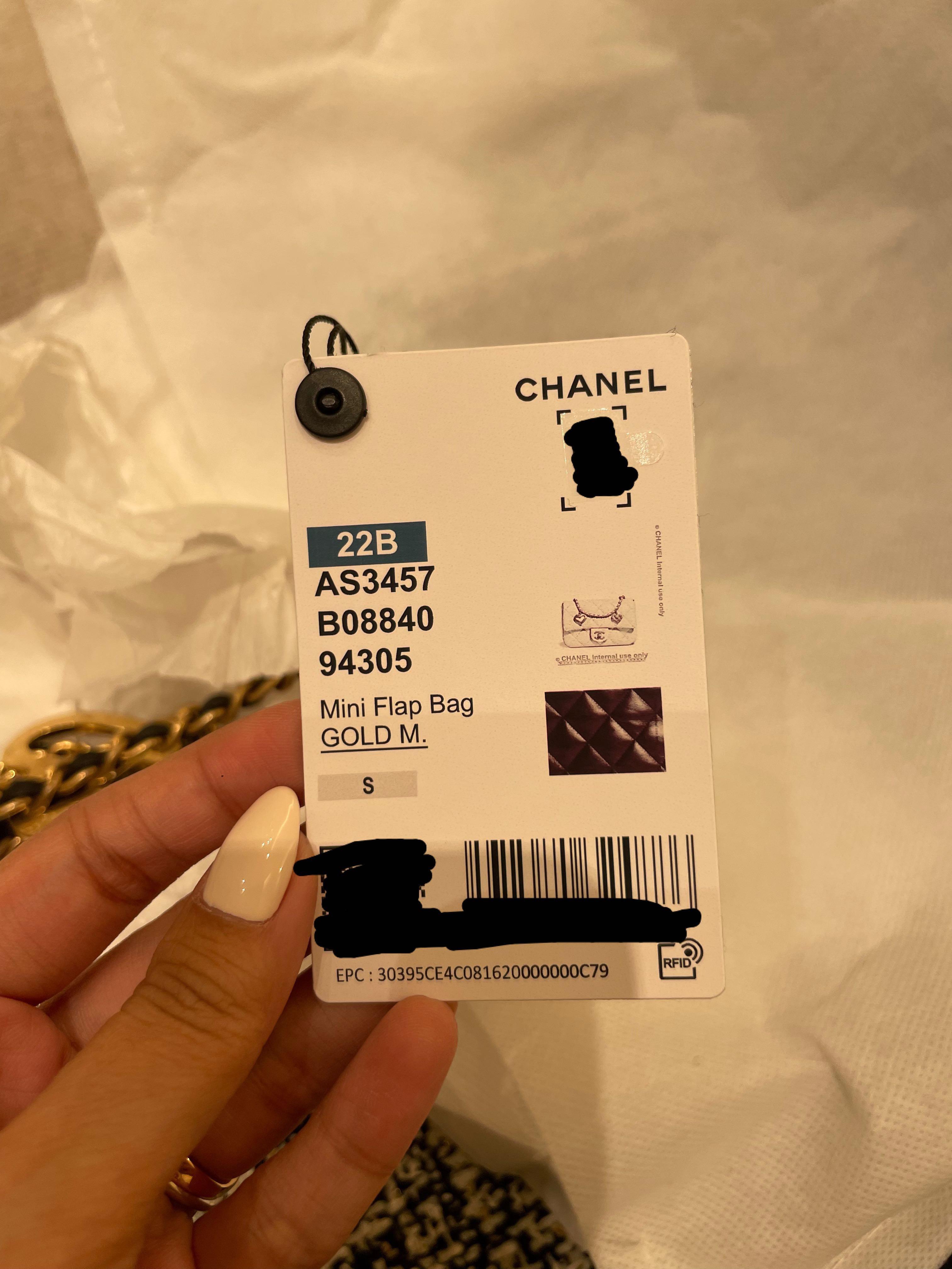 Chanel Mini Flap Bag AS3457 B08840 94305, Black, One Size