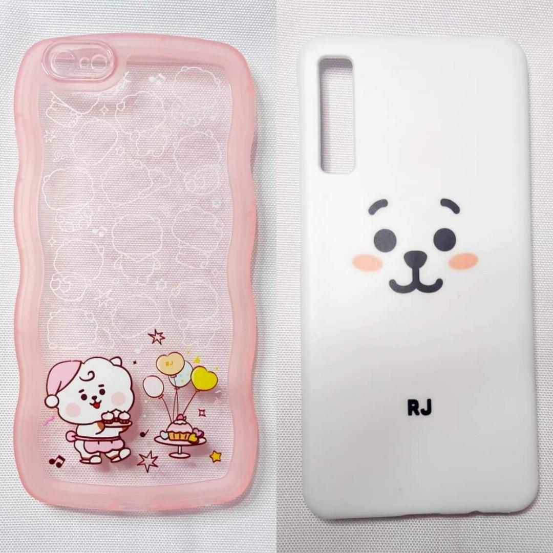 BT21 RJ Cellphone Case (Category: Cases & Sleeves) located in Bulacan. Submitted by mich.sells. (Listing ID 1182976468, Image 1). Description: BT21 RJ Cellphone Case RJ Matte White for Samsung A71 - P200 Baby RJ Pink Jelly Case for Iphone 6plus - P250 New - Unused RFS: Extra phone case Bought a new phone.