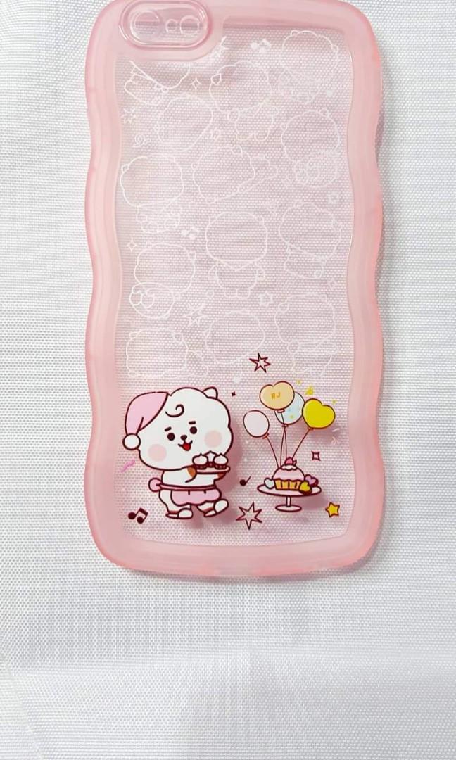 BT21 RJ Cellphone Case (Category: Cases & Sleeves) located in Bulacan. Submitted by mich.sells. (Listing ID 1182976468, Image 2). Description: BT21 RJ Cellphone Case RJ Matte White for Samsung A71 - P200 Baby RJ Pink Jelly Case for Iphone 6plus - P250 New - Unused RFS: Extra phone case Bought a new phone.