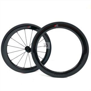 C82 Carbon Wheelset for Brompton Stock Internal Hub (Include Installation)