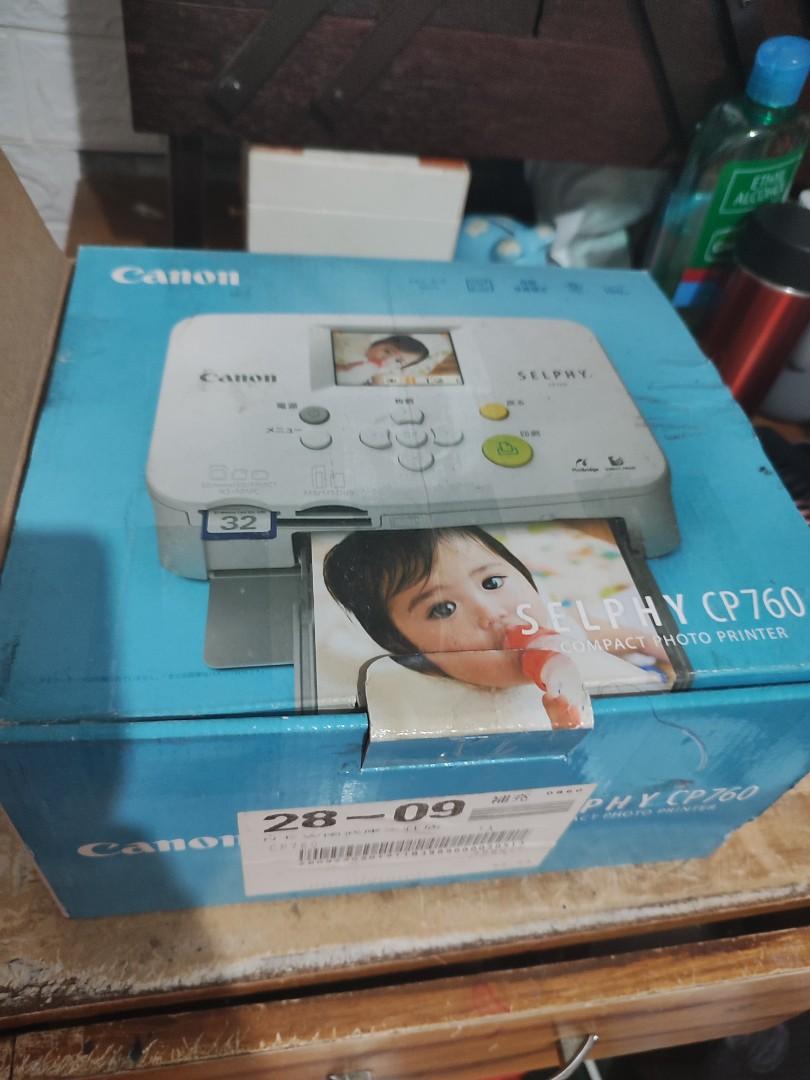 Canon Selphy CP 760 Compact Photo Printer japanese menu, Computers