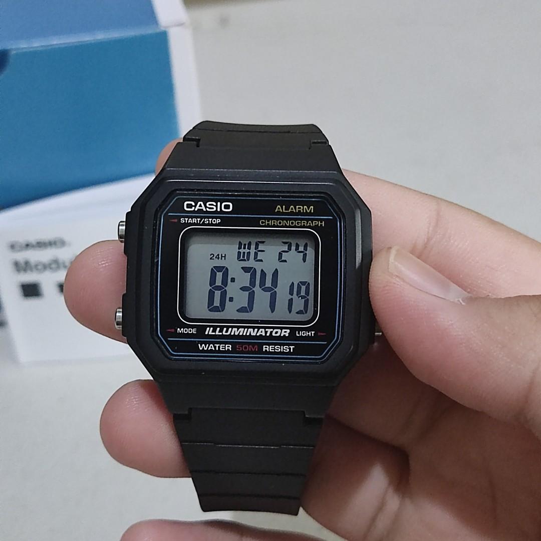 Casio W-217H-1AVDF Men's Digital Resin Watch, Men's Fashion, Watches ...