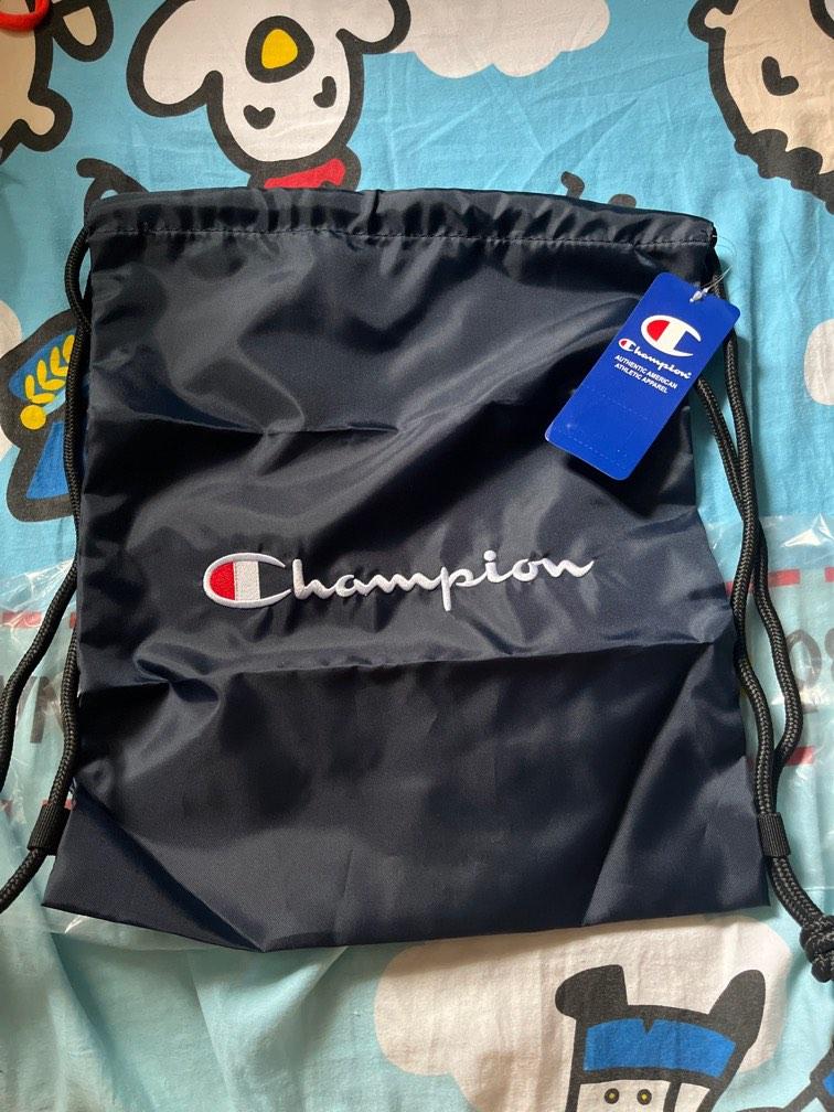 Champion drawstring bag Men s Fashion Bags Backpacks on Carousell