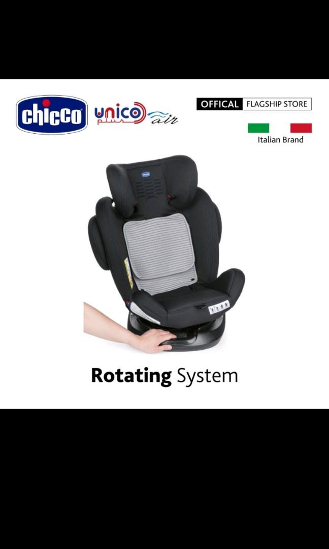 Chicco Unico Plus Air 360 Spin IsoFix Baby Car Seat(ECE R44/04), Babies