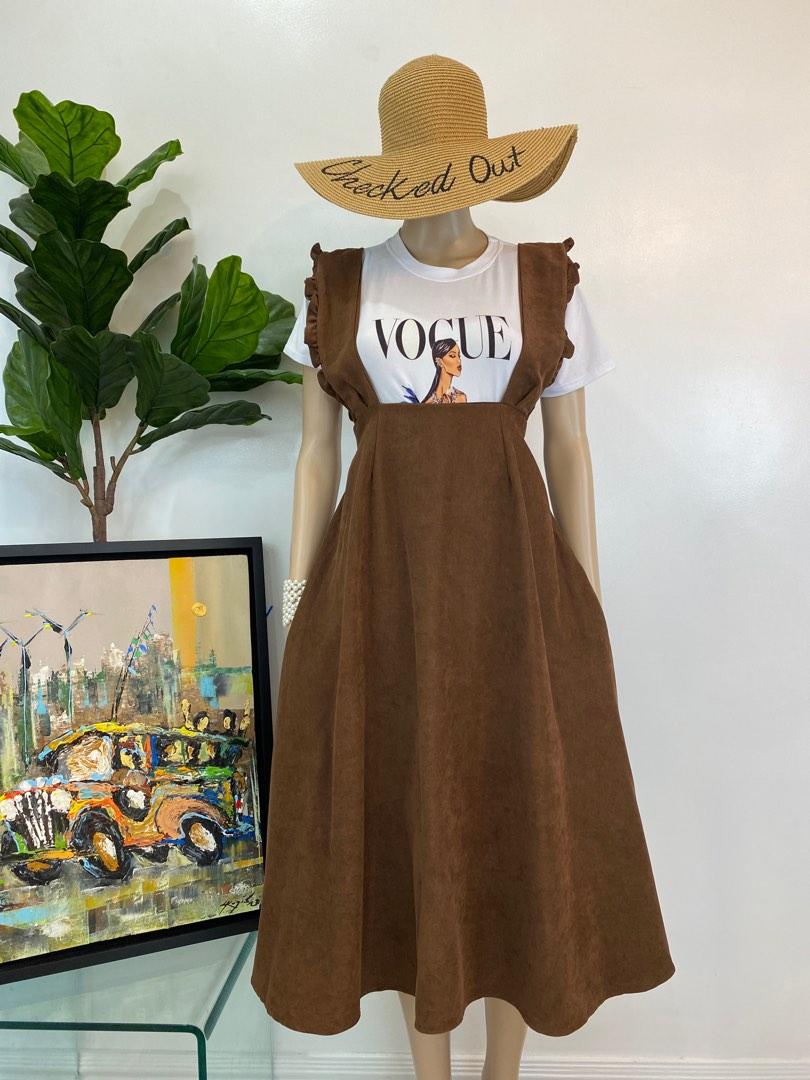 CHOCOLATE BROWN FLOWY JUMPER MAXI DRESS Women s Fashion Dresses