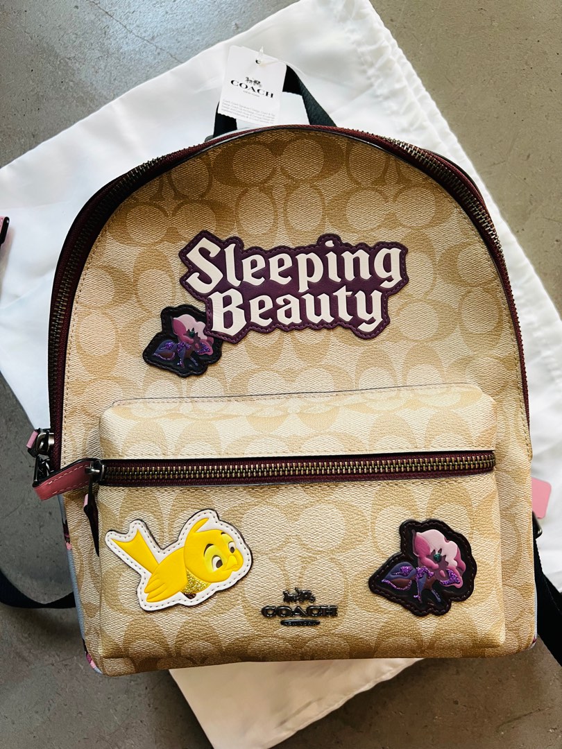 Coach sleeping new arrivals beauty backpack