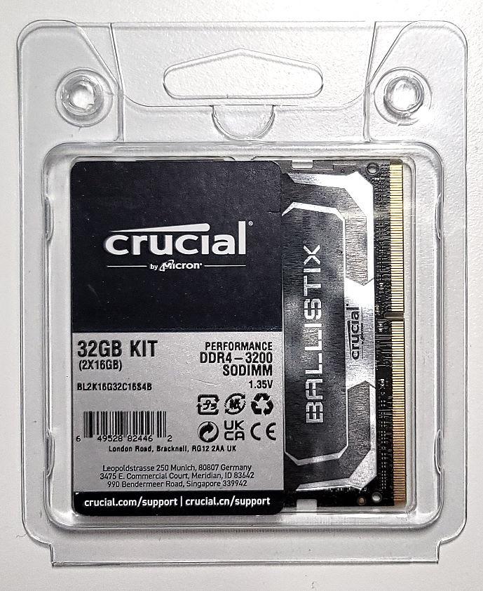 Ddr4 Sodimm Crucial 8GB Ballistix Sport DDR4 2400 MHz UDIMM