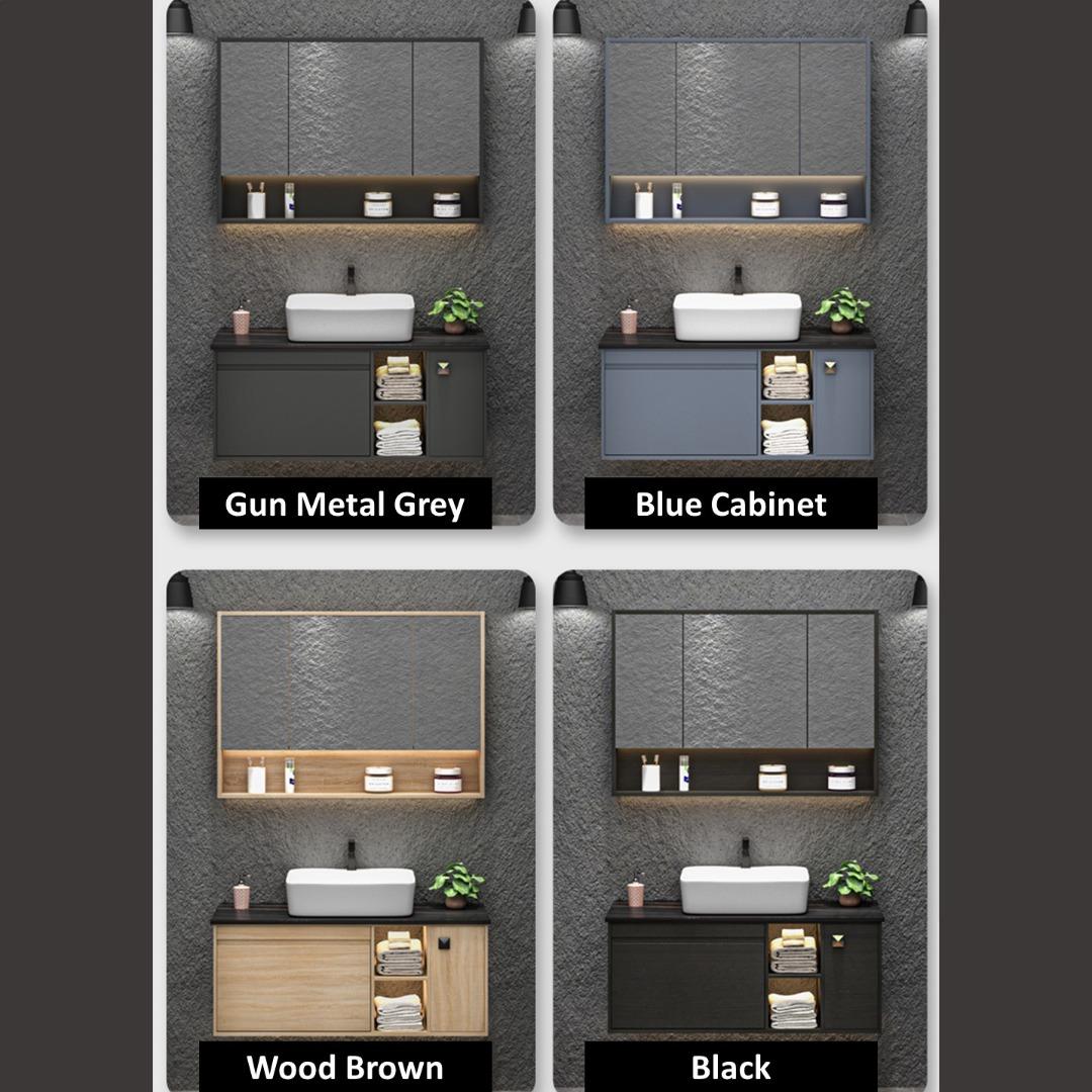 Customize Vanity Set / Basin Cabinet / Black Basin / Black Vanity ...