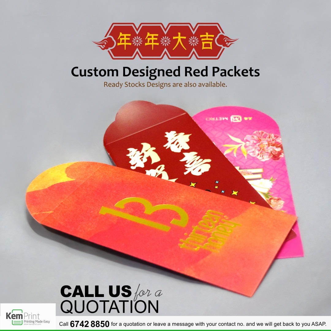Custom/Ready Made Red Packets for all Occasions., Hobbies & Toys ...
