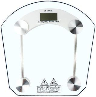 Digital Body Weight Bathroom Scale with Lighted Display Tempered Glass