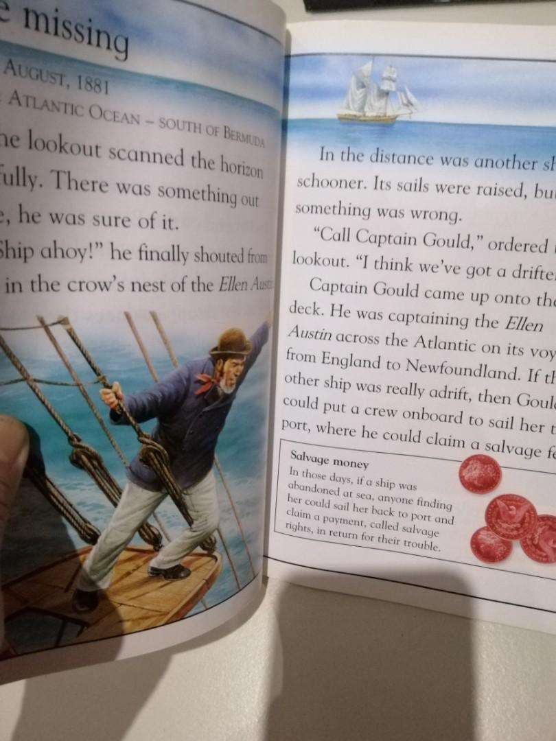 Dk reader English Bermuda triangle story book children, Hobbies & Toys