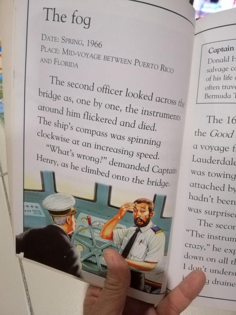 Dk reader English Bermuda triangle story book children, Hobbies & Toys