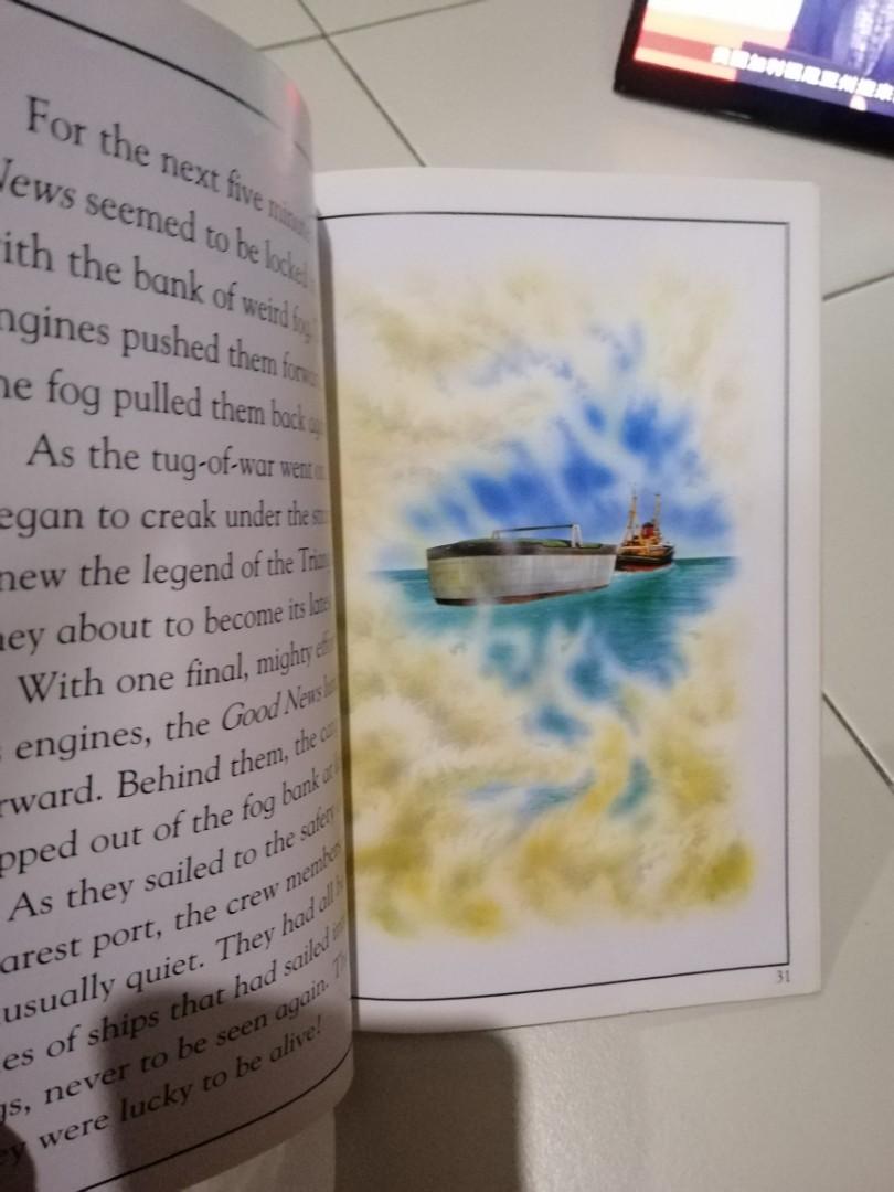 Dk reader English Bermuda triangle story book children, Hobbies & Toys