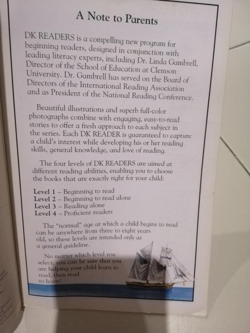 Dk reader English Bermuda triangle story book children, Hobbies & Toys