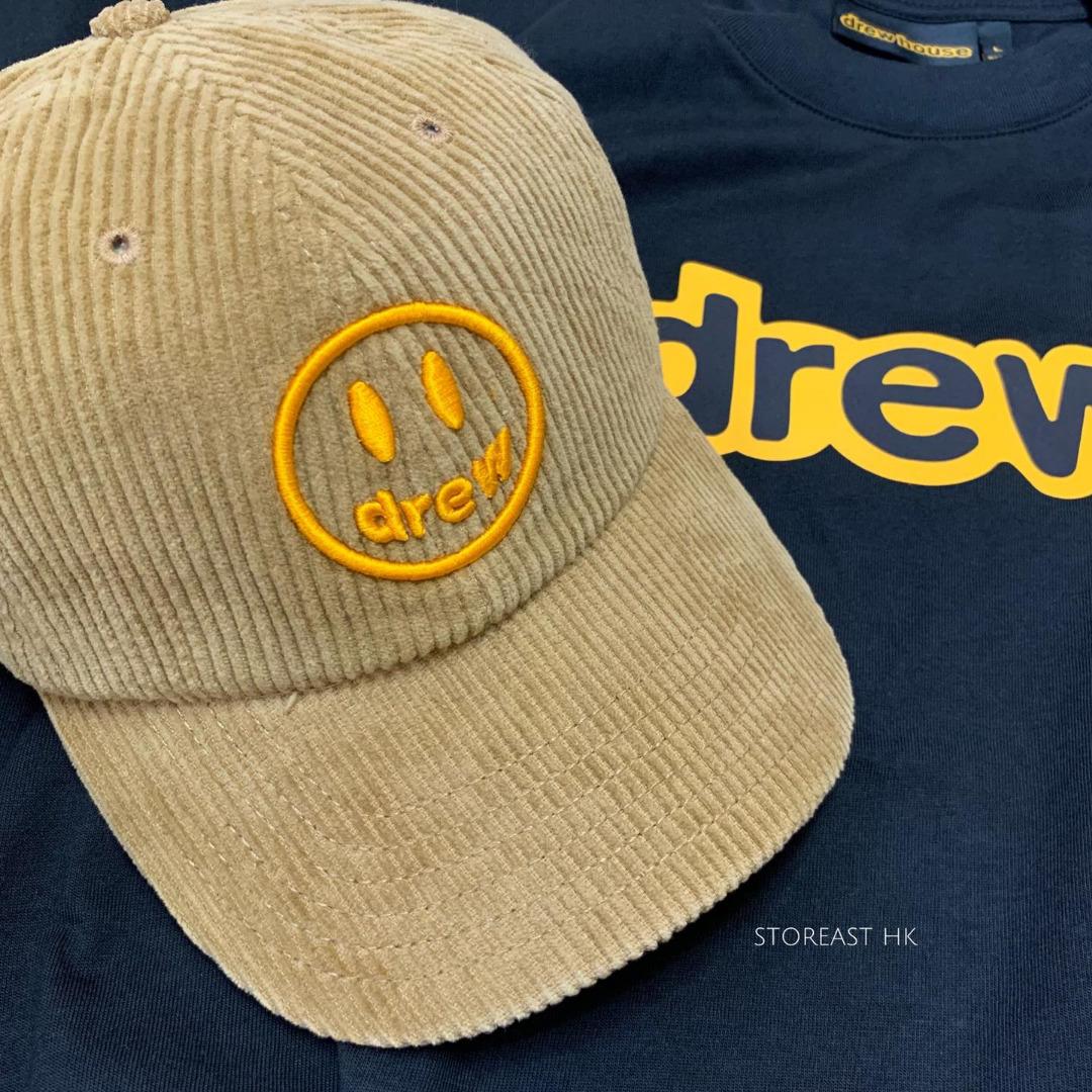 Drew House Corduroy Dad Hat Red Brown, 男裝, 手錶及配件, 棒球帽