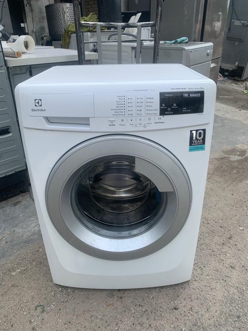 electrolux inverter washing machine 8kg, TV & Home Appliances, Washing