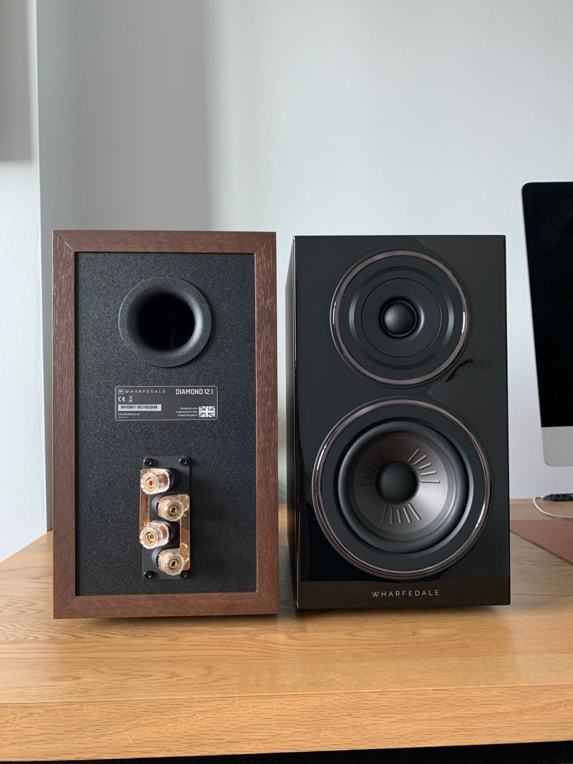 Wharfedale DIAMOND 12.1 Bookshelf Speaker Audio Soundbars