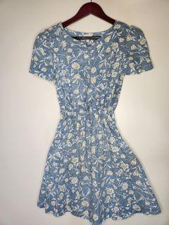 Floral Dress Blue