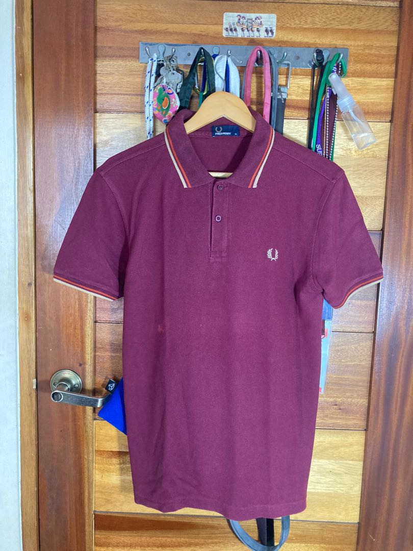 Fred Perry M12 Twin Tipped Polo Shirt, Men's Fashion, Tops & Sets ...