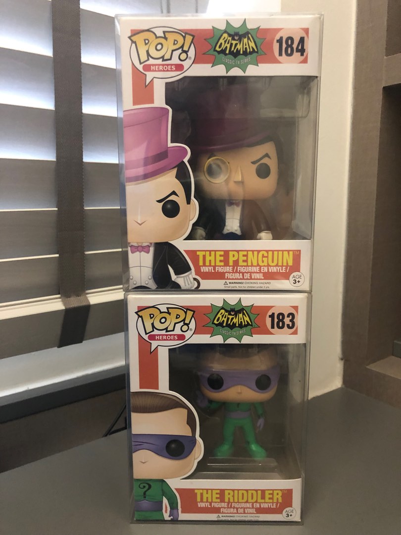 Funko Pop Batman Adam West(The Riddler Penguin), Hobbies Toys