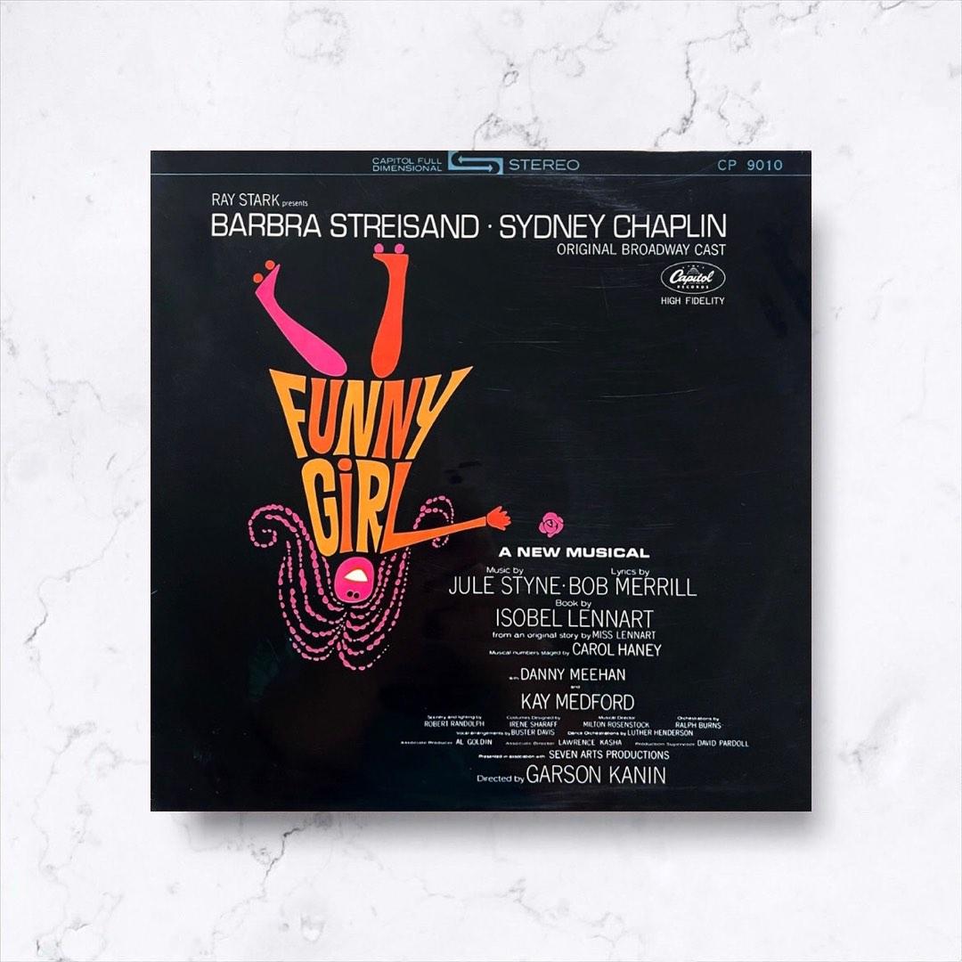 Funny Girl Original Broadway Cast Recording Red Colored Vinyl LP