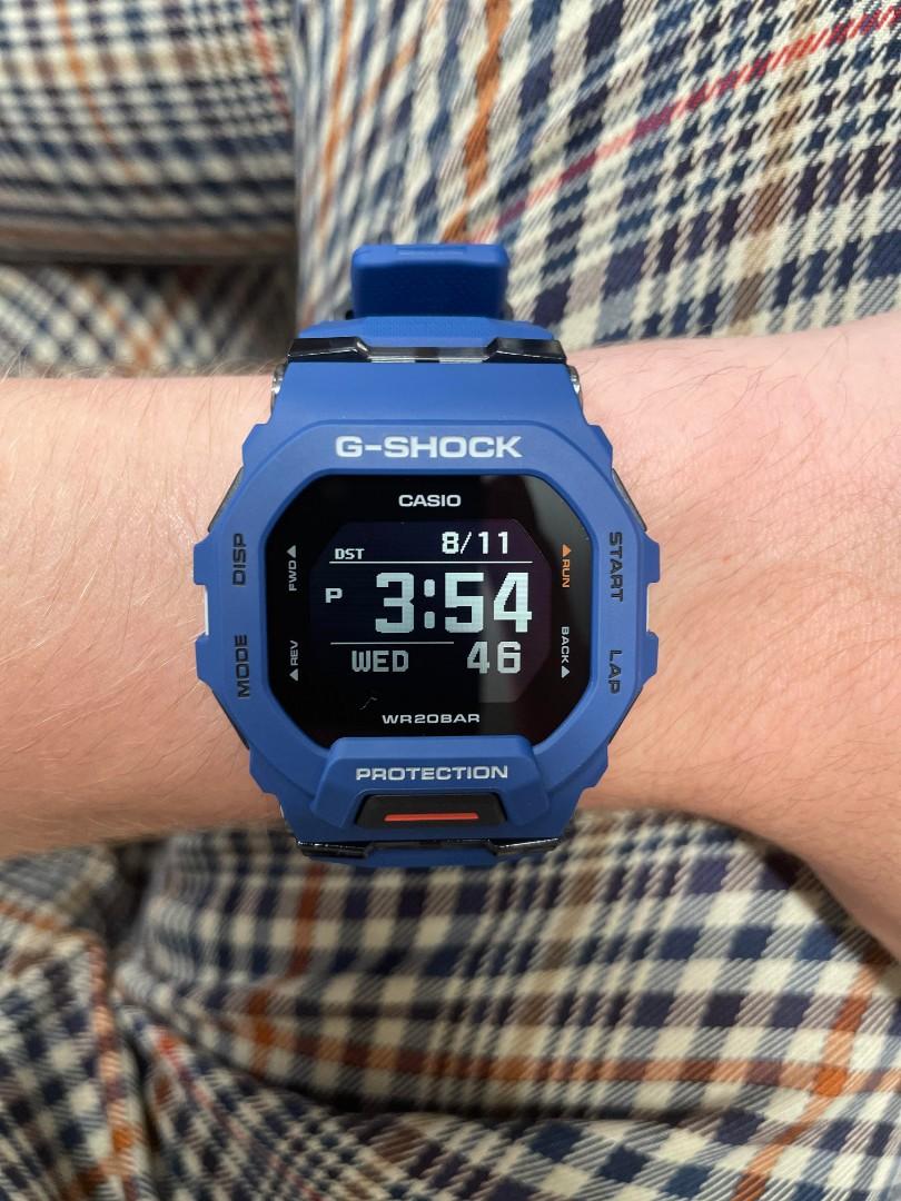 G shock gbd200 bluetooth blue rare original Men s Fashion