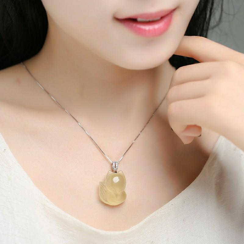 Genuine citrine necklace sales