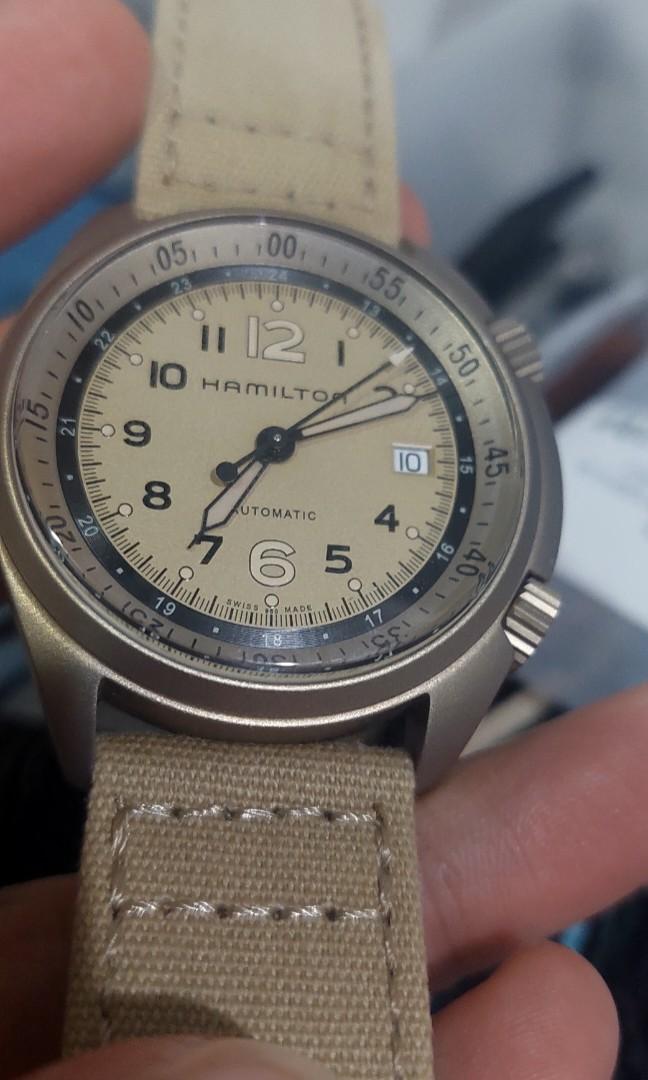 Hamilton khaki top pilot pioneer aluminum