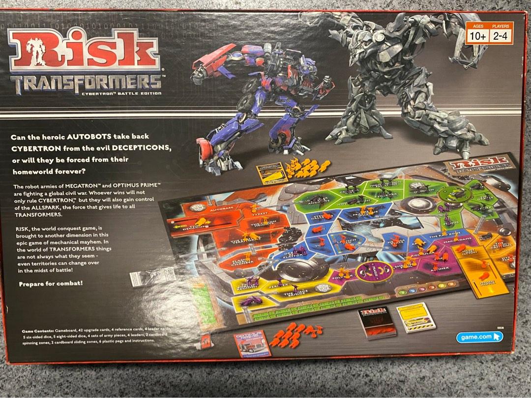 Hasbro Transformers Risk Game, 興趣及遊戲, 玩具 & 遊戲類 - Carousell
