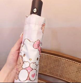 HELLO KITTY UMBRELLA AUTOMATIC | PREORDER | CAN FIT 2 PAX , sun protector