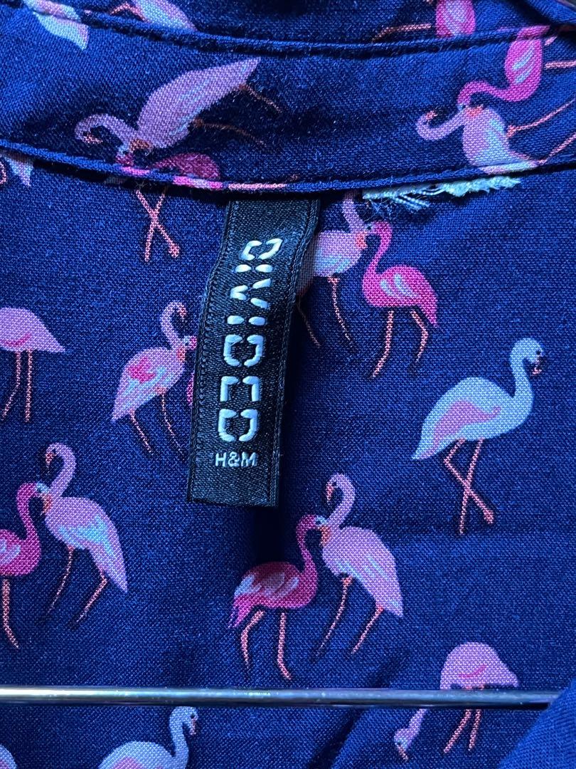 H M Flamingo Dress