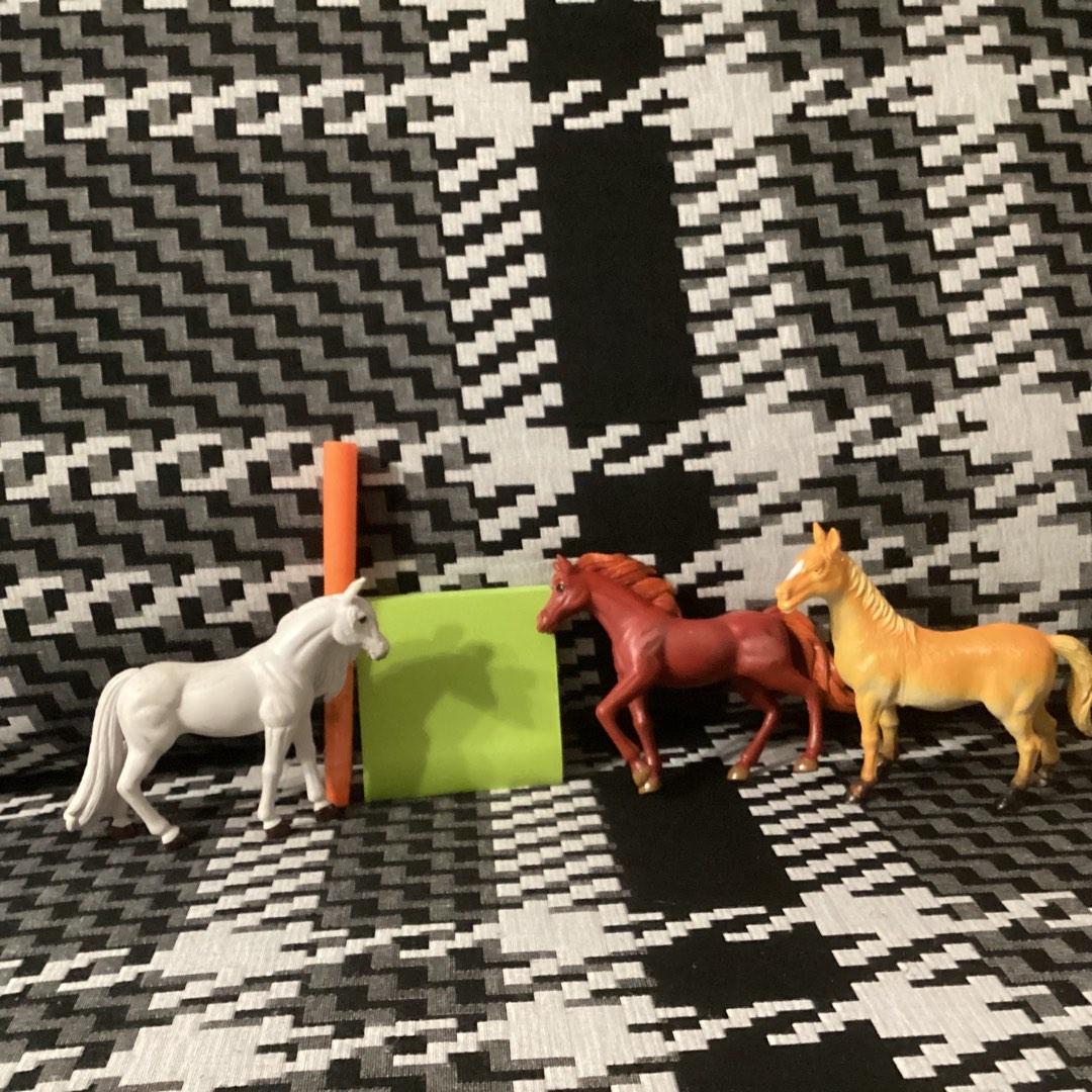 Horses animal toys Farm creatures Collectibles good for collection nice  detail Cool sculpt white red orange, Hobbies & Toys, Toys & Games on  Carousell
