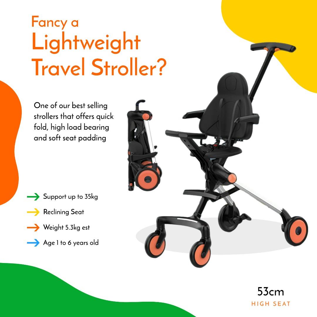 Best travel stroller cabin top size